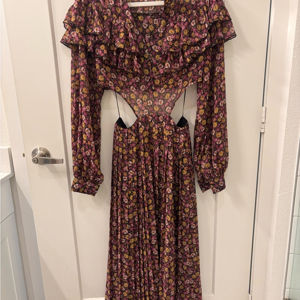 Hedy Dress in Rhubarb & Orchid Multi
RONNY KOBO